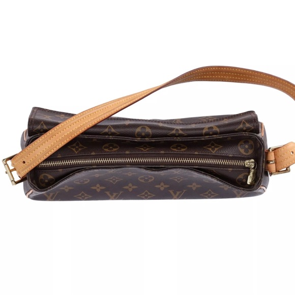 Louis Vuitton Monogram Viva Cite MM Shoulder Bag Brown Canvas - Picture 7 of 12